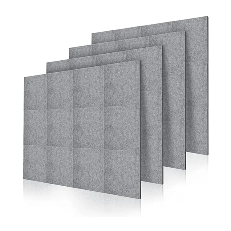 Acoustic Panels 16 X 12 X 0.5 Inches 6 Pack Dense Thick Soundproofing and Sound Absorbing Panel Wall