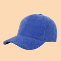 Hot Sale Unisex Winter Outdoor Corduroy Cotton Curved Brim Hat Custom Embroidery Letter Logo Plain Blank 6 Panel Baseball Cap
