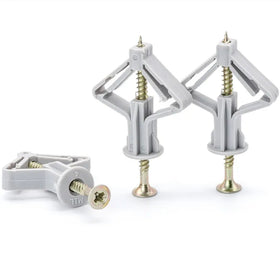 Nylon Butterfly Anchor with Plastic Toggle for Plasterboard Durable Plastic Screw Plug