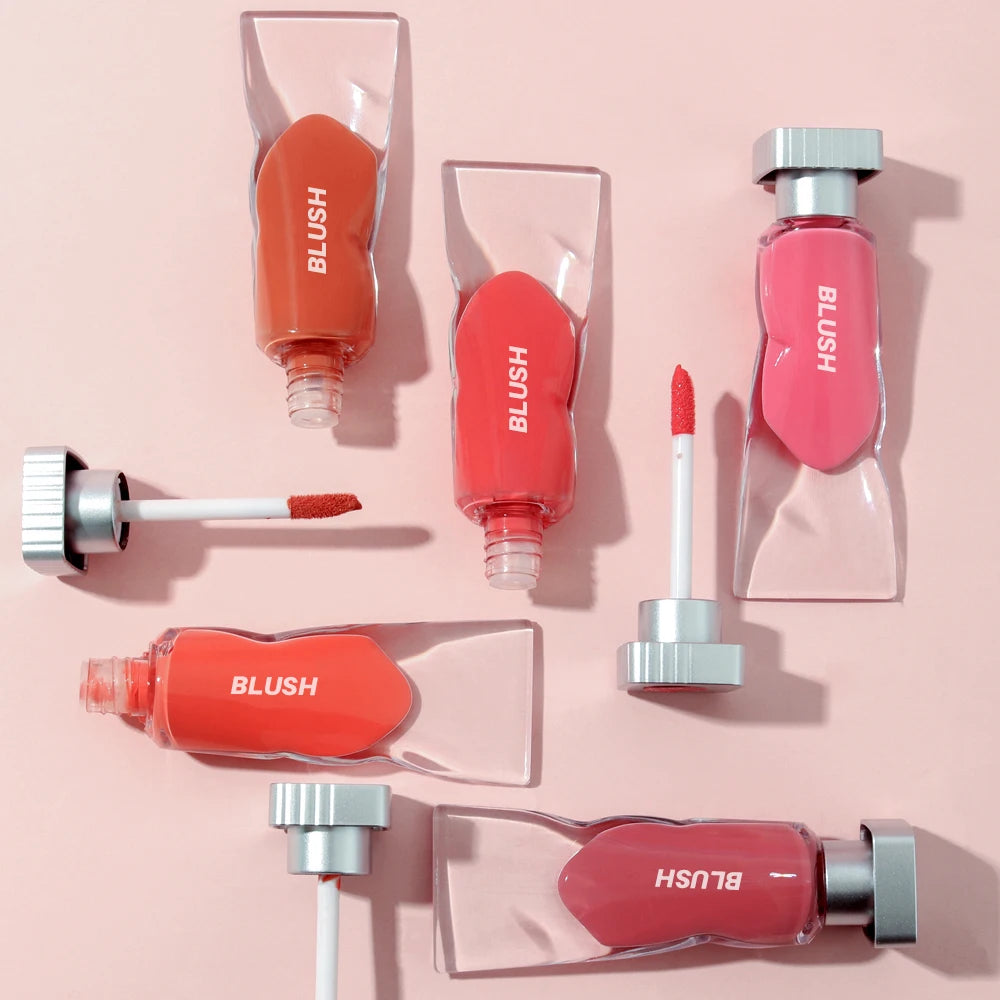 Ice Your Logo Products Changing Color Glow Blush Liquid Custom Logo Creamy Vegan Cruelty Free Personalise Liquid Blush