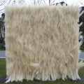 Outdoor Wedding Decor champagne Artificial Pampas Grass Wall Roll up Flower Wall Backdrop
