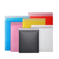 Custom Printed Poly and Plastic Bubble Mailing Bags Kraft Paper Honeycomb Craft Sticker Candle Packaging