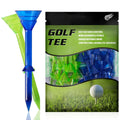 Large 3-1/4" Double Layer Bamboo/Plastic Golf Tees Double Cup Design Custom Logo Bulk Packaging Excellent Durability Golf