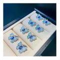 Good Price Fashion 925 Sterling Silver Natural Tanzanite Chokers Chain Charm Butterfly Women Pendant Necklace Wholesale
