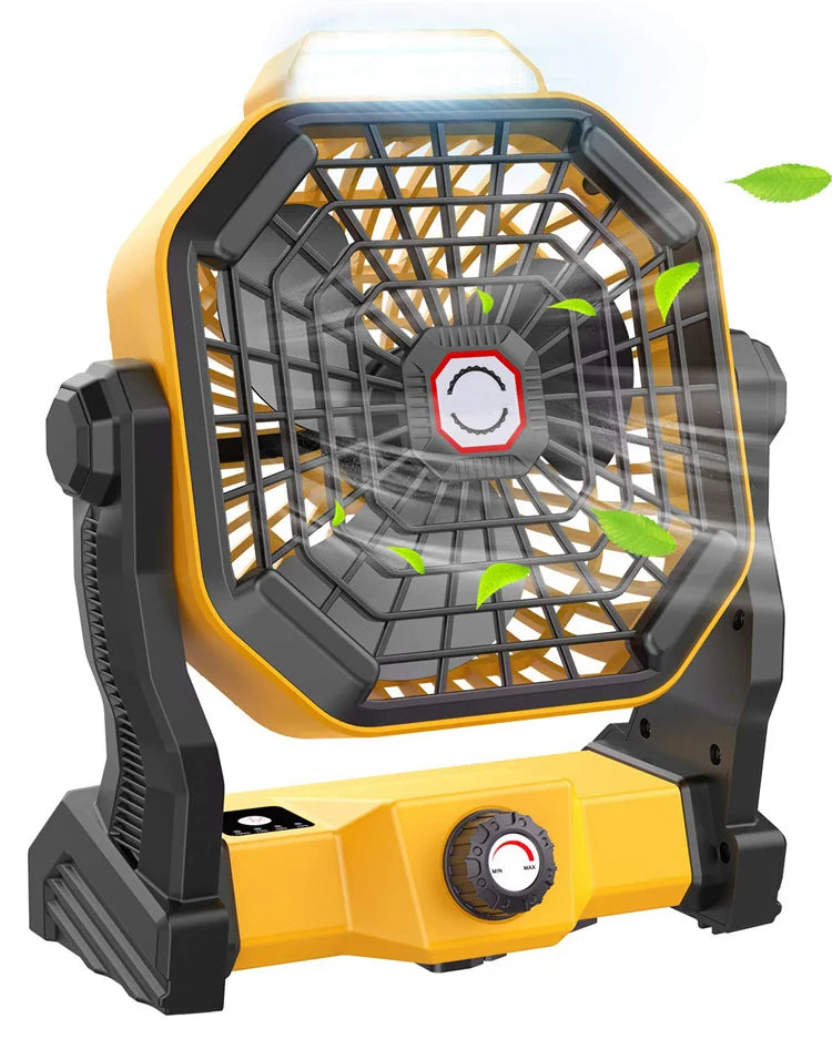 Portable Suitable Hangable Bedroom Workplace Rechargeable Tents Camping USB Silent Fishing Fan