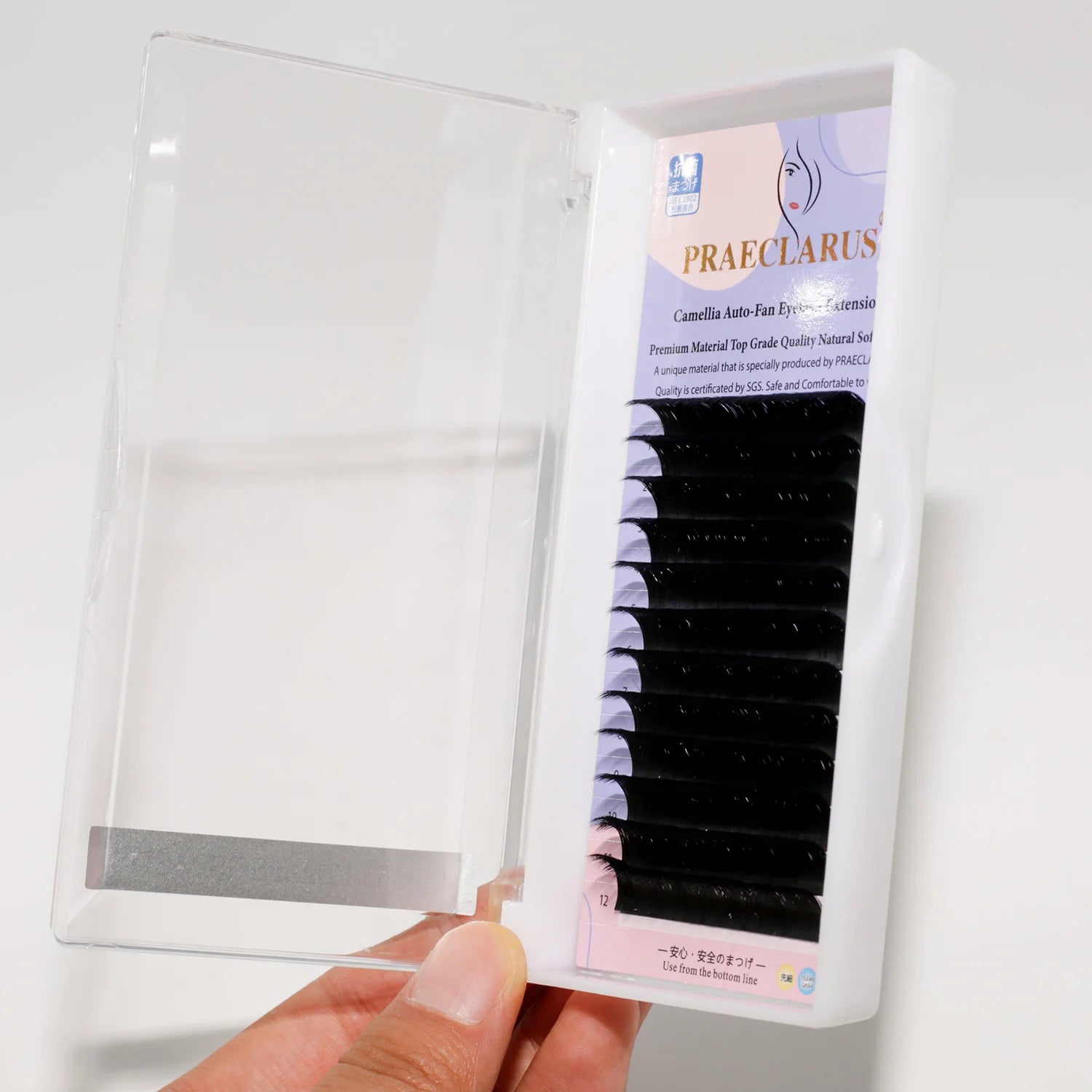 Private Label Cashmere Easy Fan Russian Volume Eyelash Extension 0.05 Easy Fan Eyelash Extensions