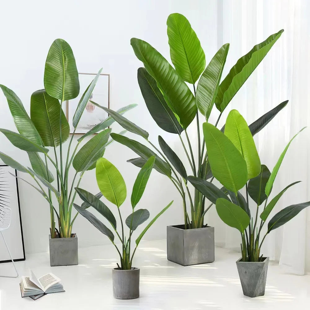 Artificial Plants Tree Home Decor Bonsai Tree Plastic Plants Pots Garden Landscaping Modern Fake Plants Indoor Palm