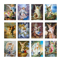 Full Drill Wall Art Kits Square/Round Portrait Canvas Painting Wholesale 5D DIY Diamond Embroidery Cross Stitch Home Decor Room