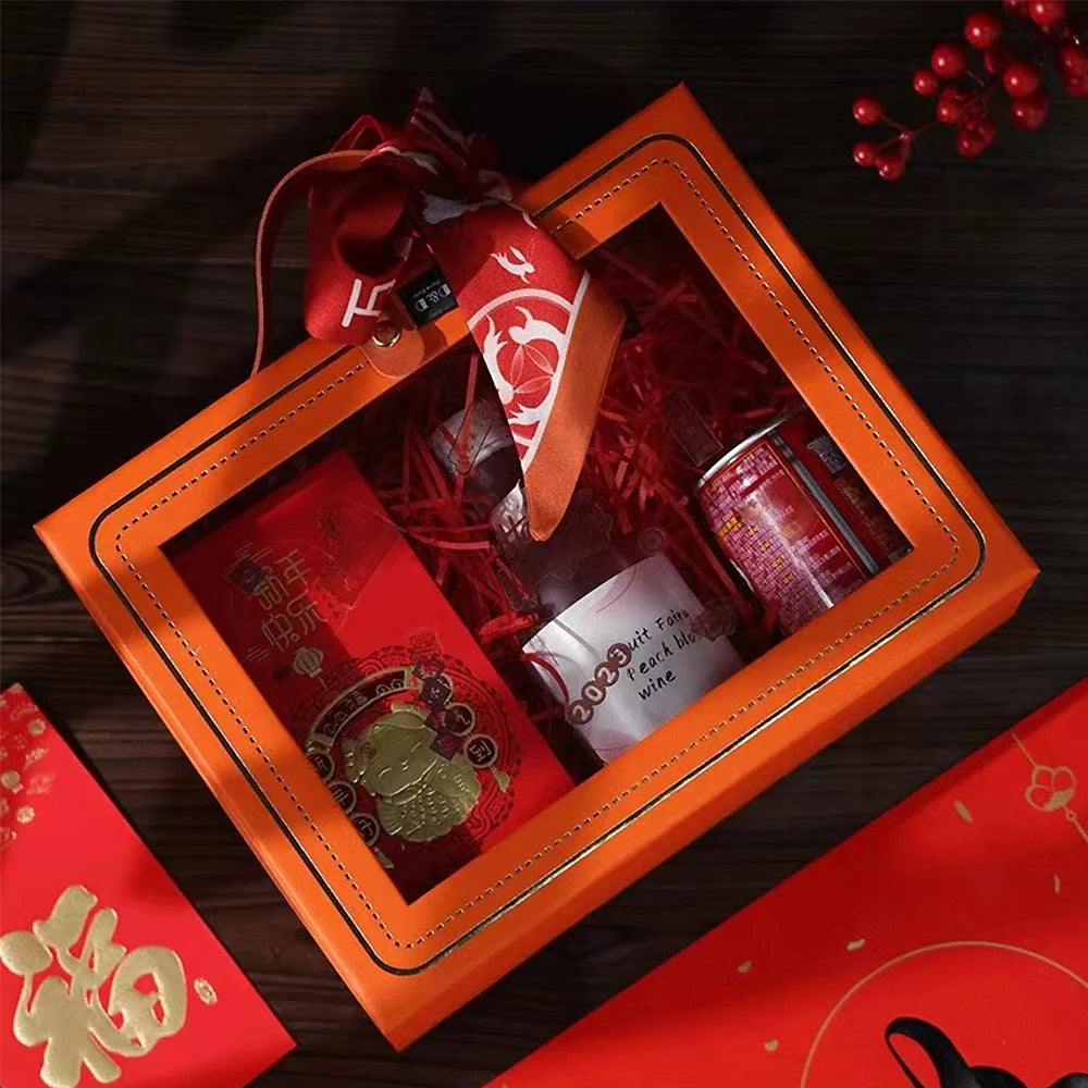 Wholesale Custom Foldable Packaging Gift Box/Luxury Gift Box Packaging with Clear Window
