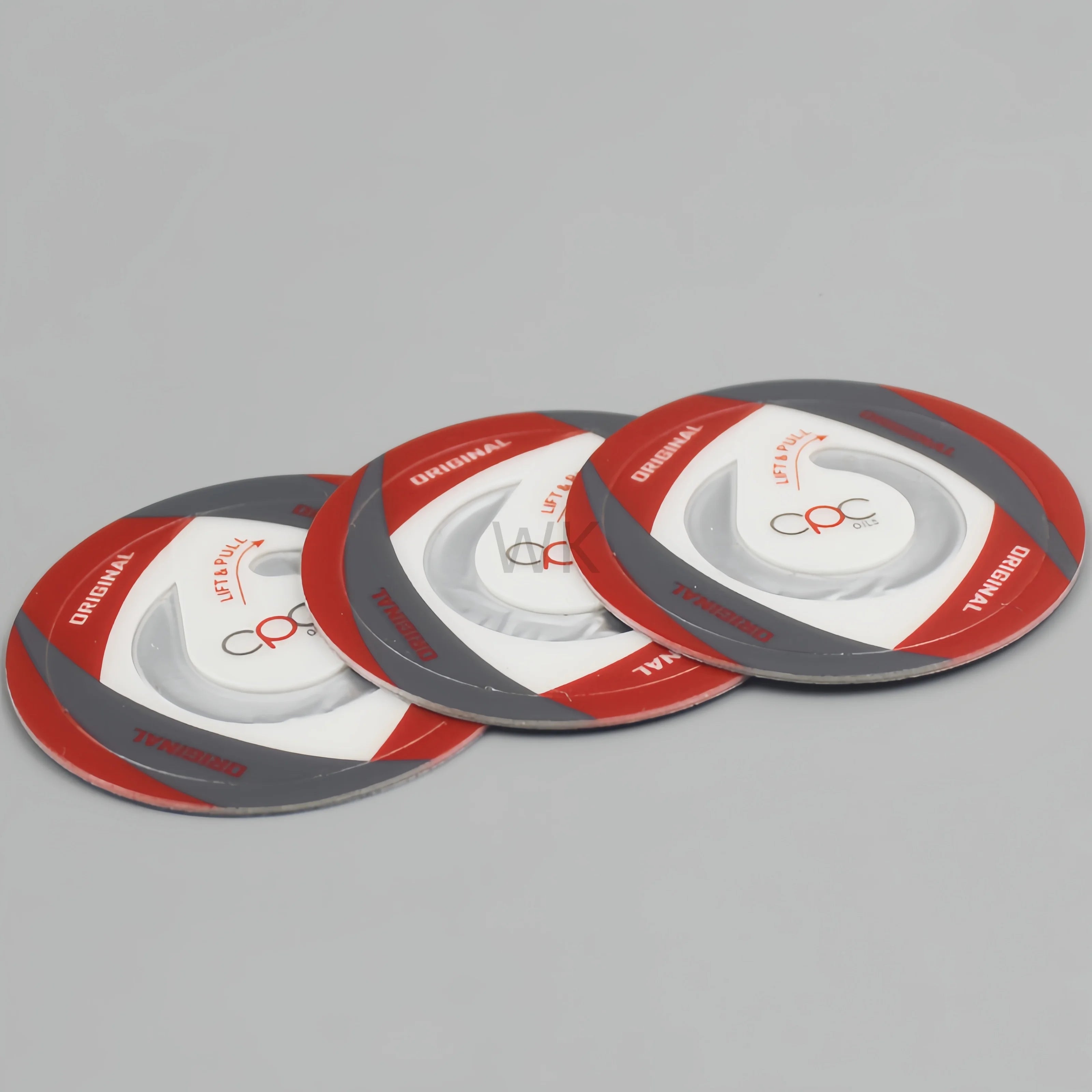 Factory Custom  Heat sealed Aluminum Foil Sealing Gasket Pressure-sensitive Inner Plastic Glass Bottle Cap