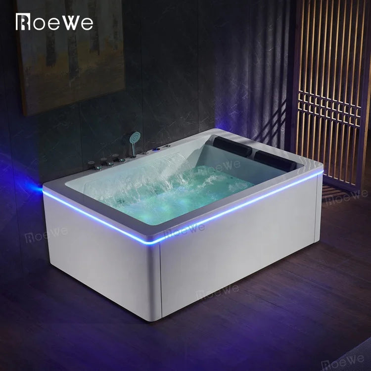 Luxury Massage Corner Multi Functional Acrylic Bathtub Hydromassage Jacuzi Bathtub Bathroom Bathtubs & Whirlpools