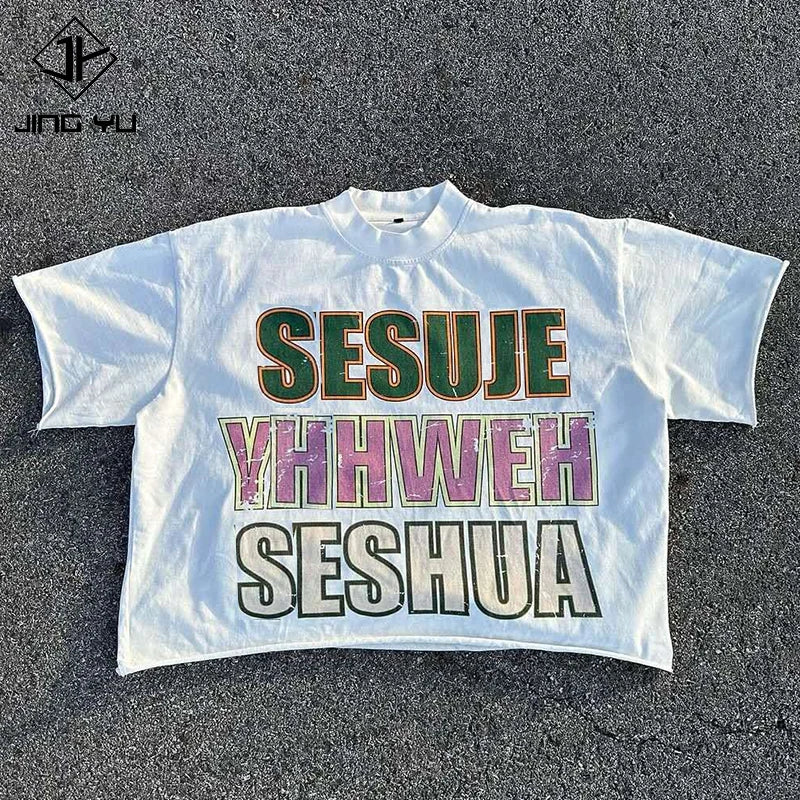 Custom Tee Fitted Manufacturer Man White 100% Cotton Oversize Dtg Printing Letter T-shirt Cropped Boxy t Shirt Men
