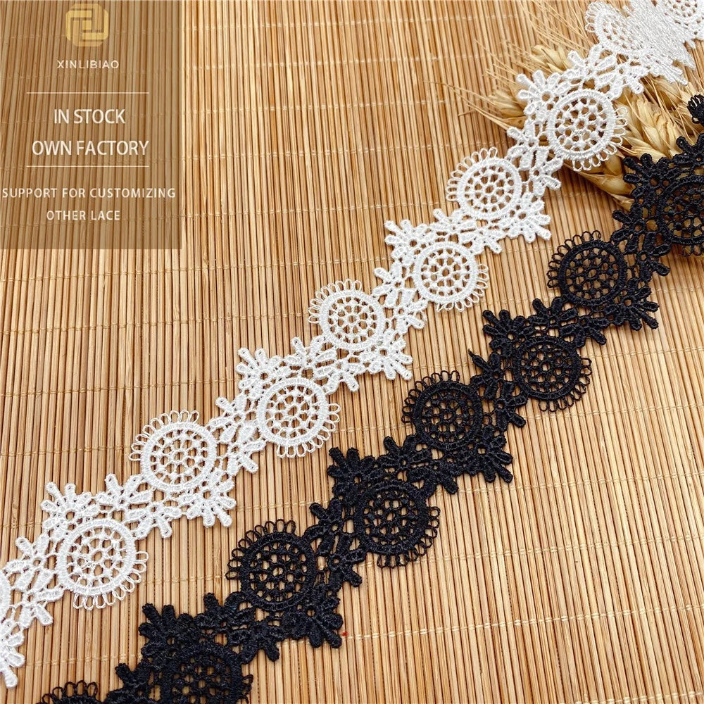 Women's Home Soft Barcode Lace Clothing Embroidery Accessory Water Soluble Computer Embroidery for Shoes and Bags MegaBDM