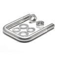 M3 M4 M5 M6 M8 Trailer Bolt A2 Post Clamp Exhaust Pipe with Plain Finish Stainless Steel Square U-Bolt