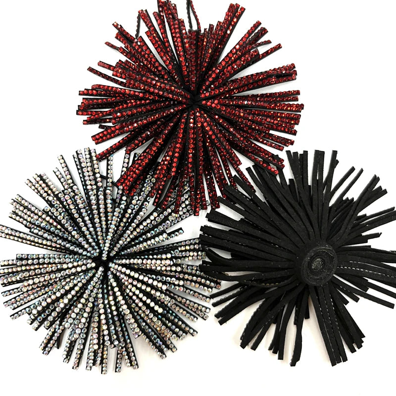 Lucky Custom Rhinestone Appliques Rhinestone Patches for Shoe Decoration Cristal Flower