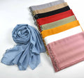 New Stitched Pleated Eyelash Lace Bubble Chiffon Hijabs Long Size White and Black Lace Elegant Shawls Scarf
