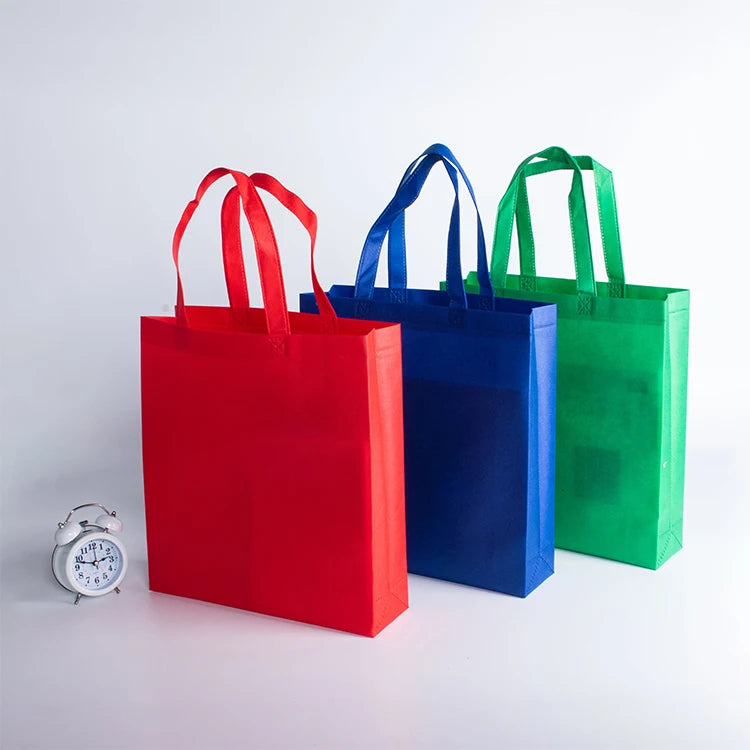 High Quality 80gsm Eco-friendly PP Non-Woven TNT Shopping Bag Promotional Letter Pattern