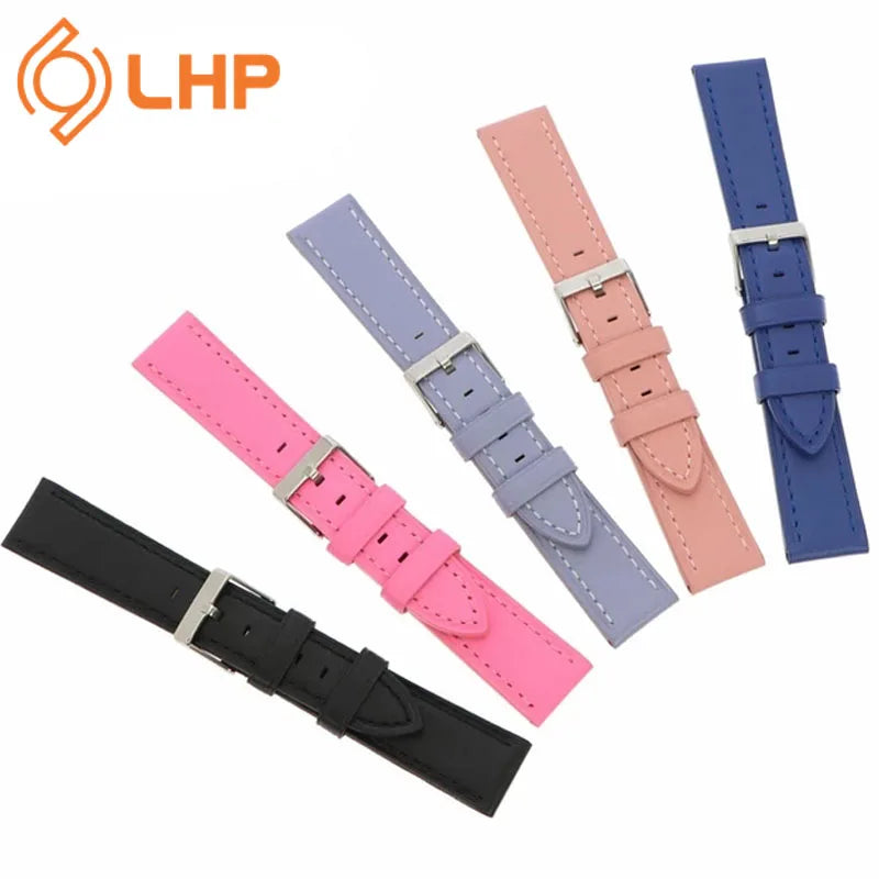 Wholesale High Quality Adjustable 14 16 18 20 22 24mm Customizable Leather Strap for Watches Fashionable Watch Bands Replacement MegaBDM