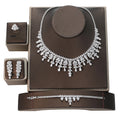 18K  Gold Plating Jewelry Set for Women Fashion Dining Room Set High Quality Gift Luxury Party Western Necklace  BN8139