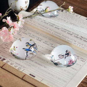 Crystal Company Souvenir Gift Factory Personalized Custom Magnifying Glass Animal Print Paperweights Laser Cut Ball Shape Design