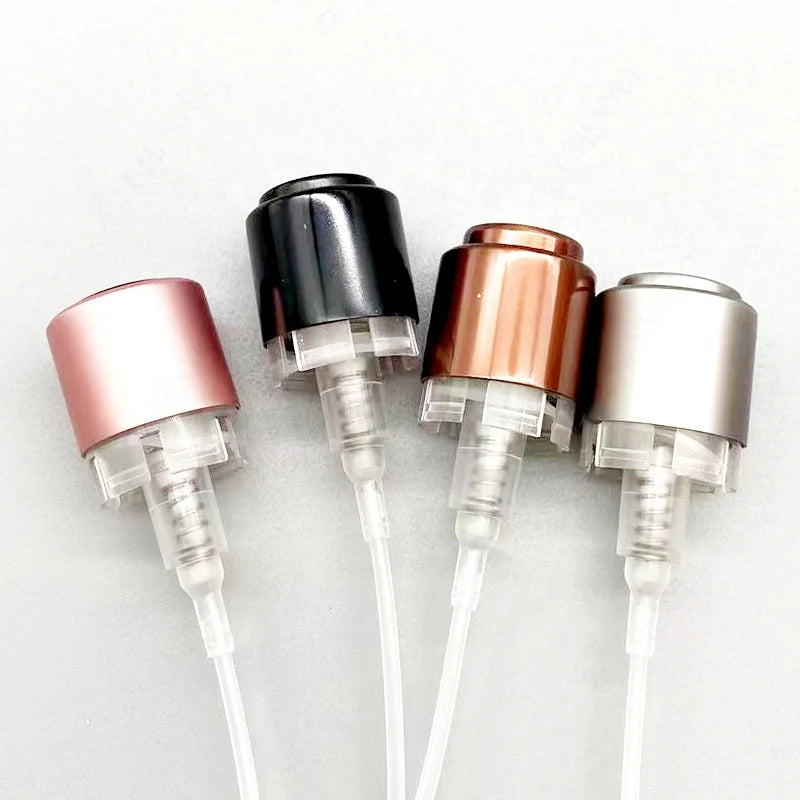 New Perfume Atomizer Aluminium Cosmetic Crimp Pump Sprayer Fine Mist Sprays Pump With Collar
