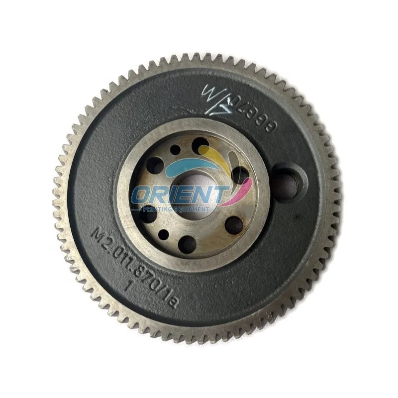 Original M2.011.870 Gear For Heidelberg SX74 SM74 Bearing Assembly Impression Cylinder Printing Machine Parts
