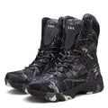 Custom Rubber Mens Hiking Waterproof Camouflage Lightweight Combat Boots Durable Suede Leather Work Boots Desert Boots