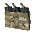 IDOGEAR 500D Nylon Open Top Hunting Triple Mag Pouch 5.56 M4 Magazine Pouch Tactical Molle Mag Carrier