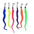 Cat Teaser Toy 9-Piece Eco-Friendly Cat Toy Set Colorful Feathers Replacement Teasing Sticker Tassel Hairball Fishing Rod