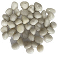 Garden Decorative High Polished White Round Pebble Stone