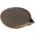 Japanese Style Retro Handmade Coarse Pottery Kung Fu Tea Table Kettle with Ceramic Tea Mat Coffee & Tea Sets