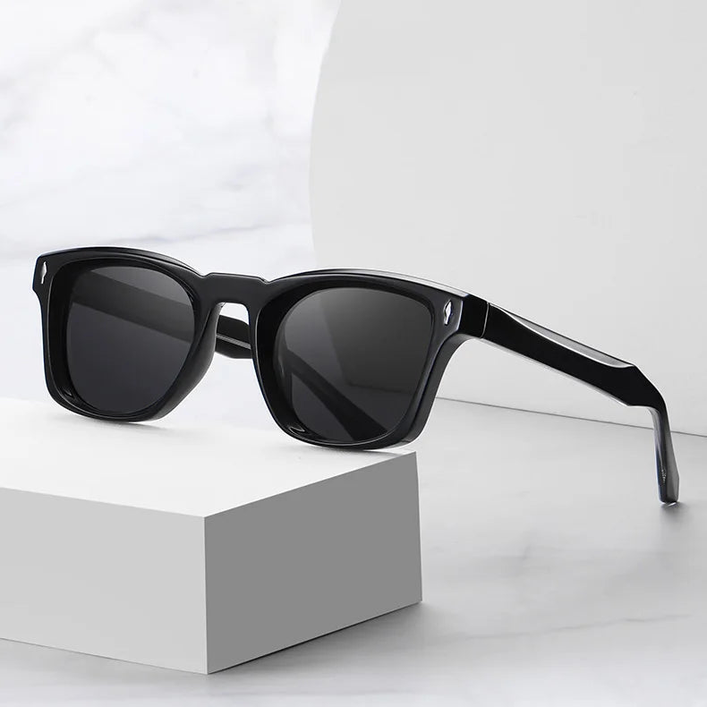 Retro Mens Cp Polarized Sunglasses Custom Logo 2025 Fashion Sunglasses Men Square Sunglasses