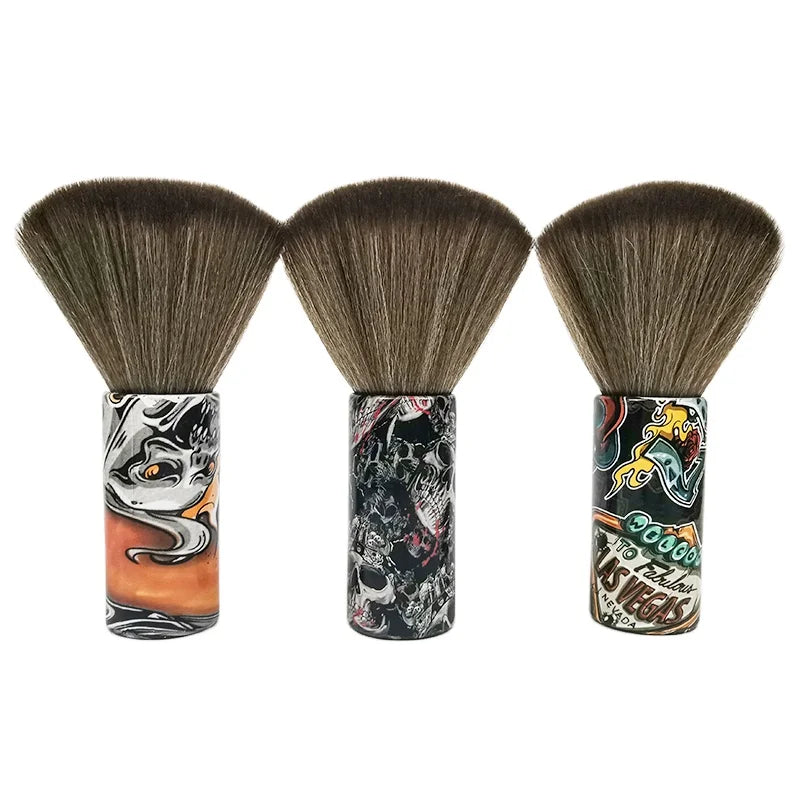 Barbershop Hair Salon Accessories Cutting Men Shaving Razors Wood Beard Cleaning Brush