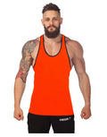 Wholesale Sports Vest Elastic Breathable Slim Fitness Cotton Solid Color tank Top Male Cheap Vest