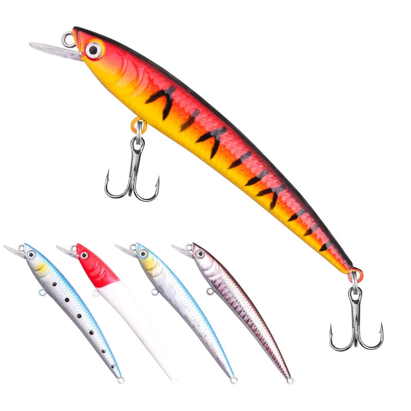 Hot Sale 7g 9.5cm ABS Hard Plastic Short Tongue Plate Freshwater Artificial Sinking Fishing Bait for River Lake Stream Slice