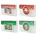 Christmas PVC Food Bakery Package Boxes Xmas Party Favor Gift Goodie Treat Wrapping Clear Boxes for Holiday Supplies