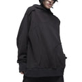 Heavyweight Oversized Men's Hoodie Long Sleeve Irregular Design Splicing Men Hoodie