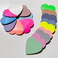 Clean Removal Heart Sticky NotesSuper Cute Bright Color Strong Adhesive Post for Books Office School Study Supplies