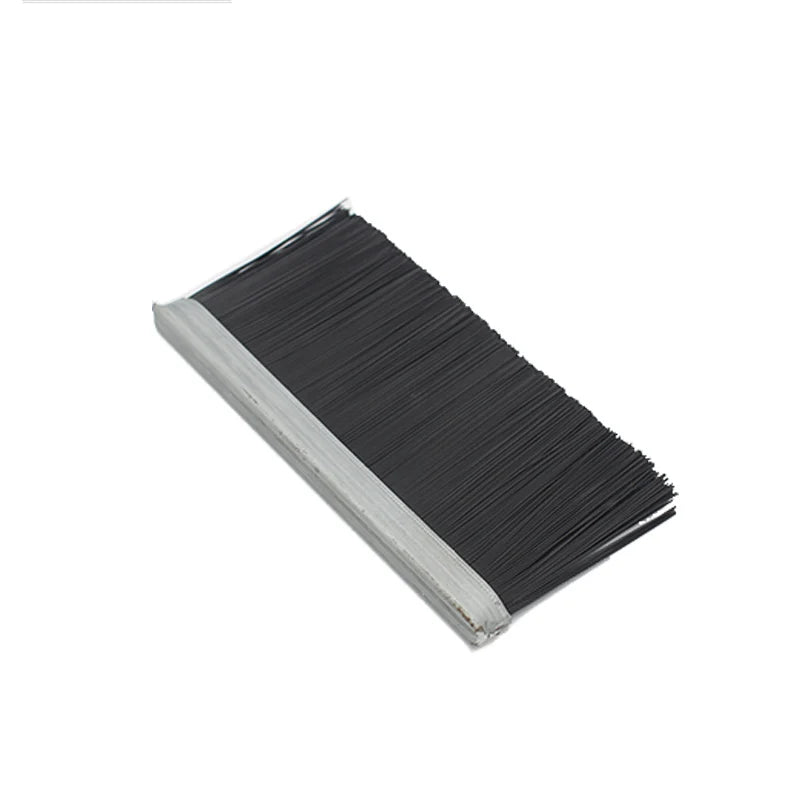 UL94 HB V2 Yellow Card PP Bristle Strip Brush for Cabinet Mechanical Cleaning Seal and Dustroof