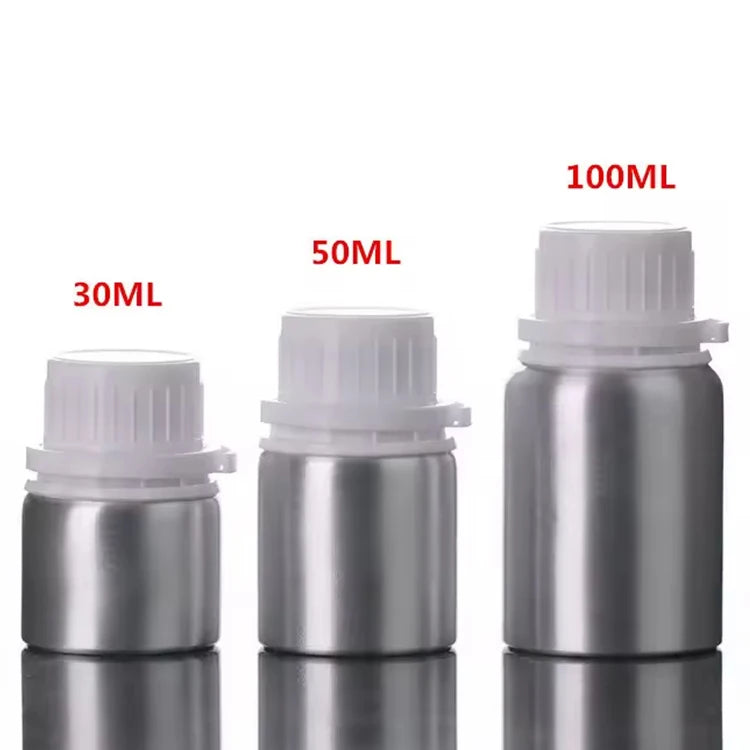 Recycled 100ml 120ml 150ml 200ml 250ml 300ml 500ml 1000ml 1L Aluminum Essential Oil Bottle