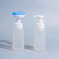 250ml HDPE Translucent Matte Frosted Shape Flower Pump Hand Soap Cleaning Mousse Dispenser Empty Refillable Plastic Bottles