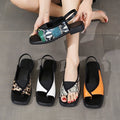 Accept Personalized Customized Fast Drop Shipping Women's Toe Thong Slippers High Platform Flip Flops Slipper Ladies