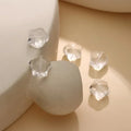 Handmade Natural White Crystal Star Carved Piece Lovely DIY Bracelet and String Decoration Accessories Stone Theme