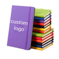 Custom Logo A5 A6 Notebook Personalized Printed NoteBook PU Leather Journal Notebook With Logo Promotional Business Gifts