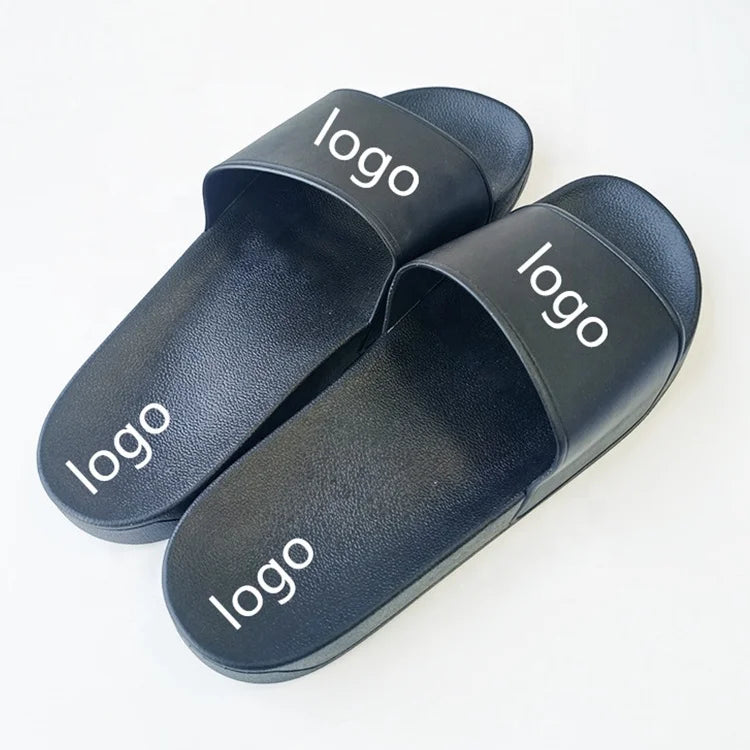UK Factory Wholesale Men Slippers Pvc Bulk Sandals Slippers Anti Slip Sandals Full Sizes in Stock