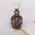 Arabian Dubai Perfume Oil Fragrance Bottle 15ml Round Shape Essential Oil Bottle Vintage Perfume Bottle in Stock