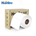 Waterproof White Blank Direct Printer Material in Jumbo Roll Premium Top Coated Self Adhesive Thermal Transfer Label Paper