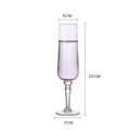 Factory Wholesale Eco-friendly Customized Logo Modern Transparent Thin Tall Crystal for Wine Christmas Wedding Party