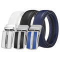 LQbelt New Leather Belt Men's Automatic Buckle Belts for Men Ratchet Male Custom logo OEM Factory