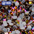 VDD 063 Blue Flare High Quality Hot-Fix Glass Rhinestone Crystal Flatback Strass Stones DIY Garment Decoration Wedding Dress
